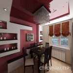 Двухуровневые натяжные потолки Северск